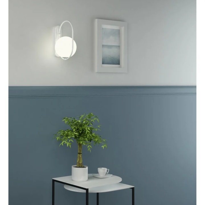 Aplică de perete KOBAN D white IP44 UMMO, alb - Img 2