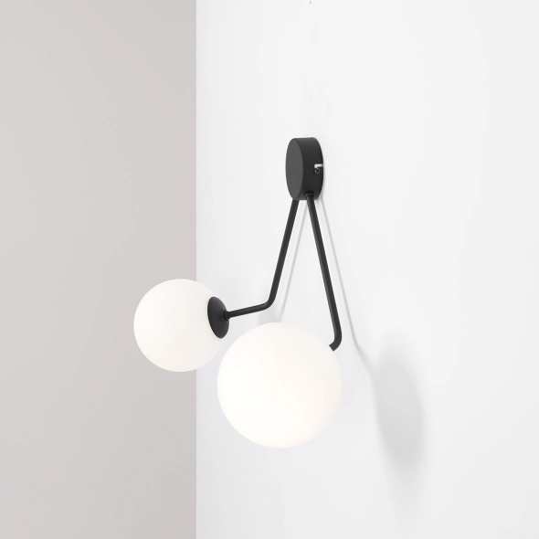 Aplică Holm 72 cm 2xE14 - Negru - Img 4