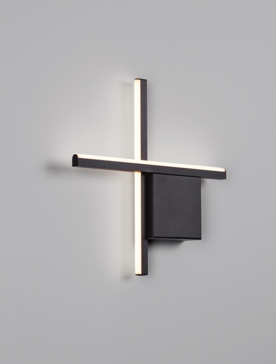 Aplica perete decorativa Cross Negru 30 x 4 x 30 cm - Img 4