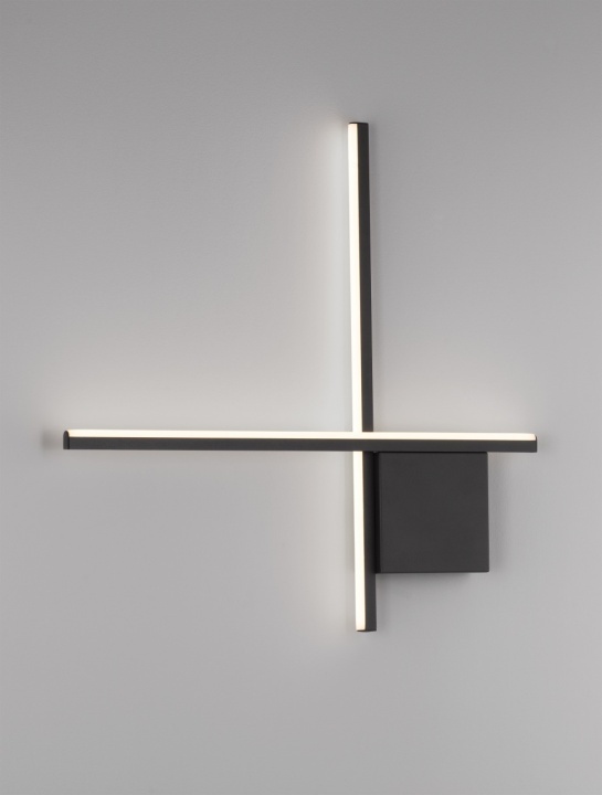 Aplica perete decorativa Cross Negru 50 x 4 x 50 cm - Img 5
