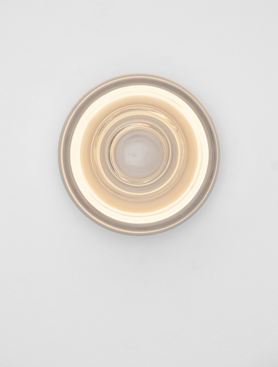 Aplica perete decorativa Doris Alb / Transparent Ø15 x H 11,6 cm - Img 4