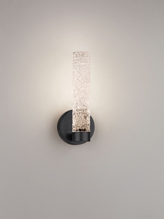 Aplica perete decorativa Zelon Negru / Transparent 10 x 9,2 x 25,2 cm - Img 4