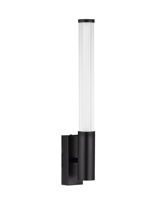 Aplica perete pentru baie Alto Negru / Transparent 5 x 10 x 43 cm - Img 2