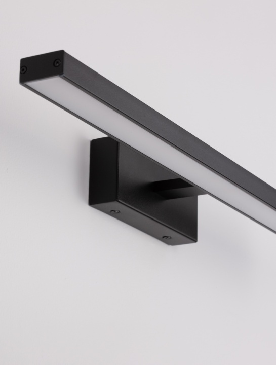 Aplica perete pentru baie Flat Negru 63 x 9 x 7,5 cm - Img 3