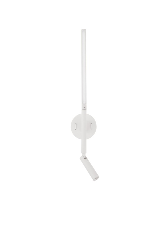 Aplica perete pentru pat Handy Alb 10,5 x 14 x 55 cm - Img 2