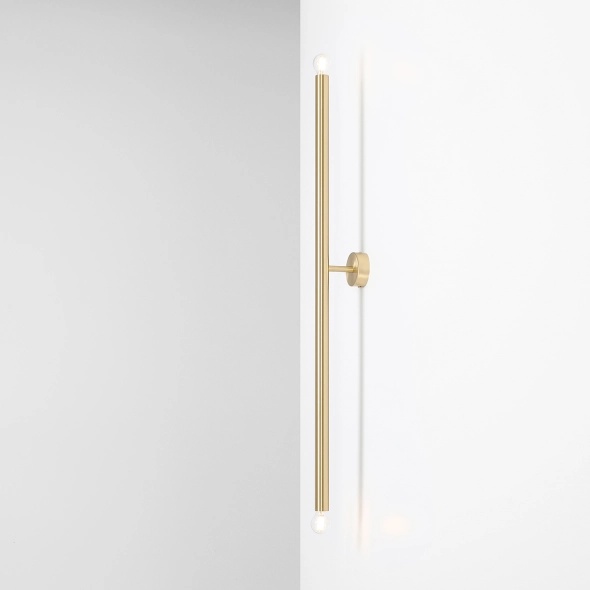 Aplică Tubo înălțime 60 cm 2xE14 - Auriu - Img 3