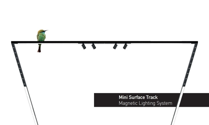 Conector liniar Sina magnetica 11mm Mini Surface - Negru - Img 3