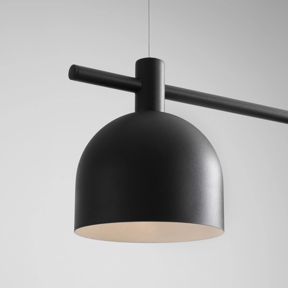 Corp de iluminat suspendat Beryl 83 cm 3xE27 - Negru - Img 3