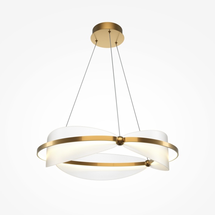 Corp de iluminat suspendat Breeze Ø 60 cm 3000K - Auriu - Img 2