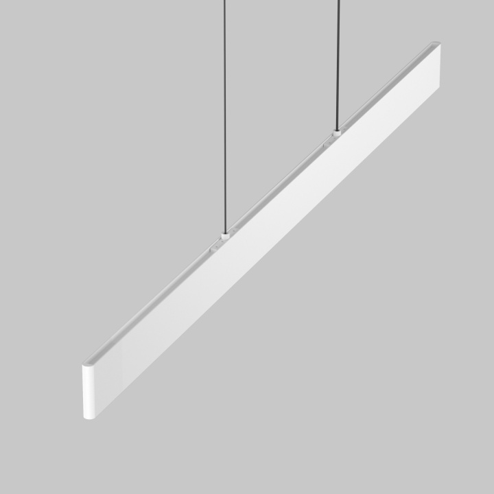 Corp de iluminat suspendat Euphoria L 116 x l 1.5 cm - Alb - Img 3