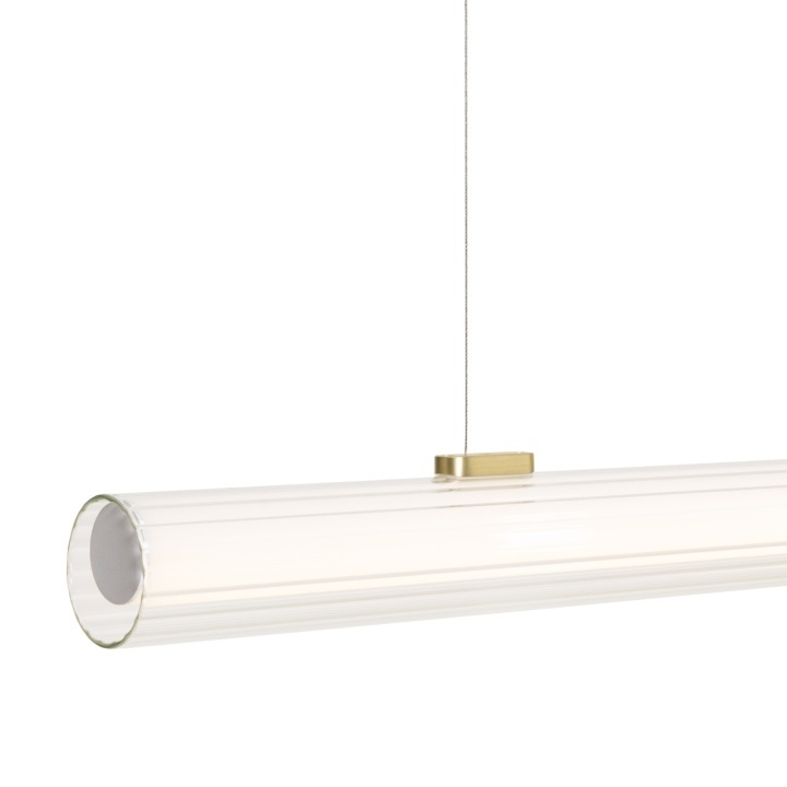 Corp de iluminat suspendat Fayette 121cm auriu - Img 2