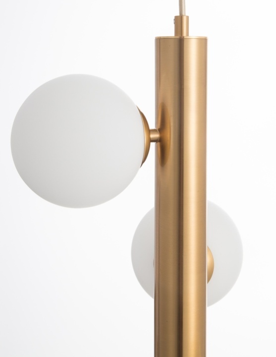 Corp de iluminat suspendat Jaklin Opal / Alama antichizata Ø31,5 x H 150 cm - Img 4