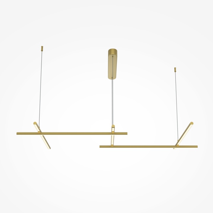 Corp de iluminat suspendat Radiance L 121.4 x l 54.3 cm 3000K - Auriu - Img 4