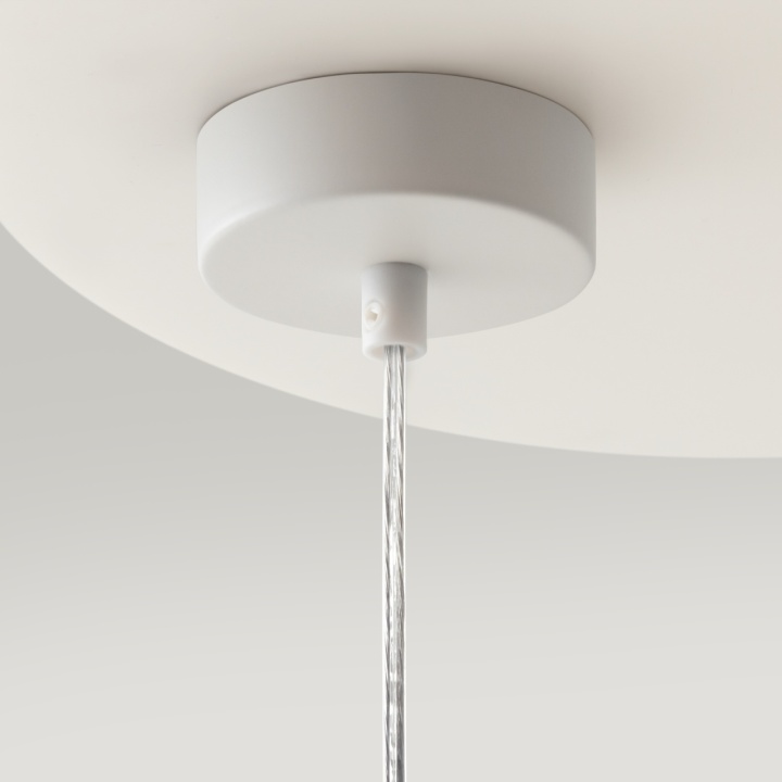 Corp de iluminat suspendat Ring Ø 58 cm G9 - Alb - Img 5