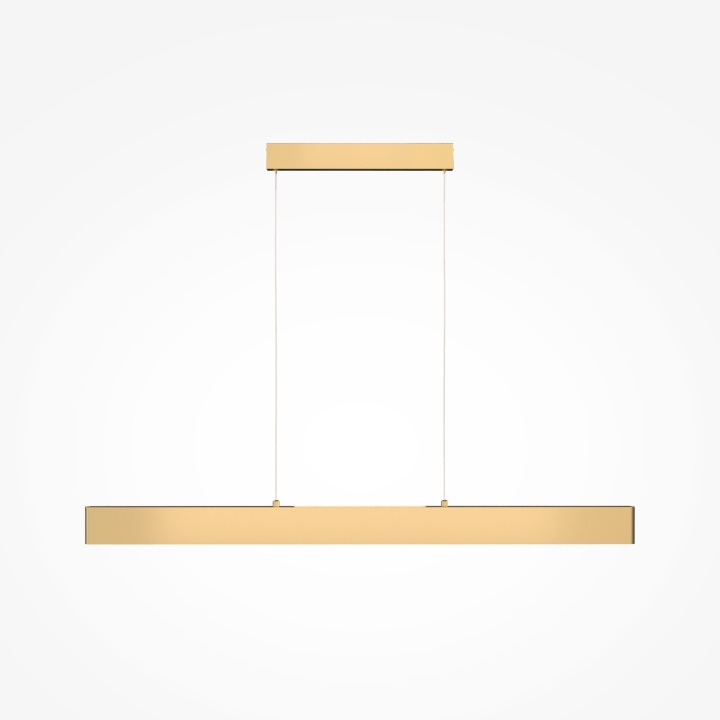 Corp de iluminat suspendat Step L 118.5 x l 4 cm 3000K - Auriu - Img 2