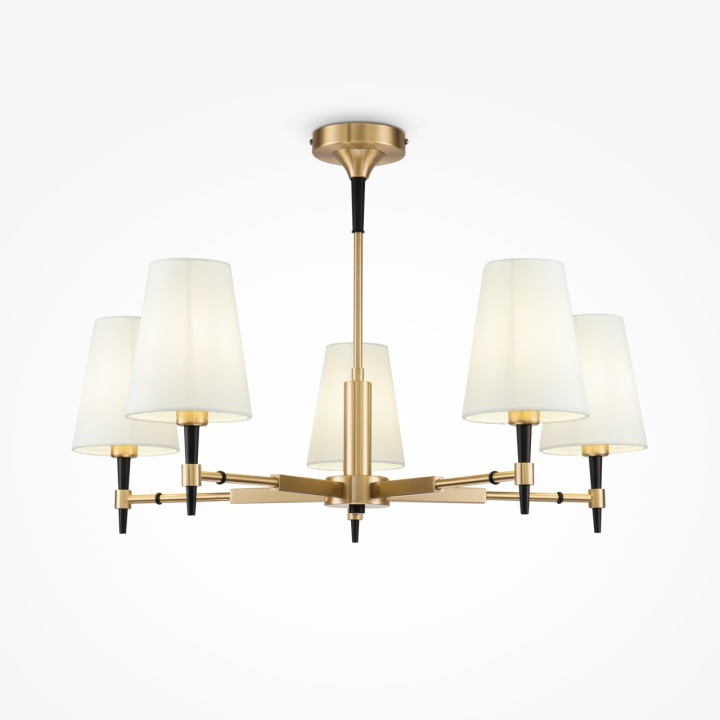 Corp de iluminat suspendat Zaragoza Ø 78 cm E14 - Auriu - Img 3