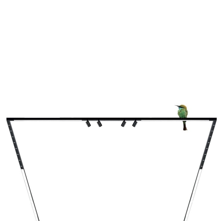 Corp liniar LIGHT LED Sina magnetica 11mm Mini Surface - D:9, 9.6W, 3000K, Alb, Opal - Img 3