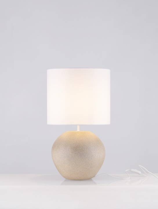 Lampa de masa Mizu Cream / Alb Ø35 x H 60 cm - Img 4