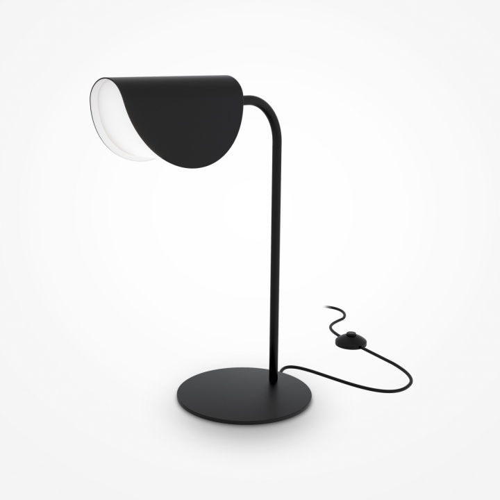 Lampă de masă Mollis 30.5 cm G9 - Negru - Img 5