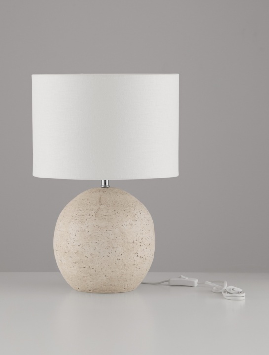 Lampa de masa Nagomi Beige Ø30 x H 44 cm - Img 3