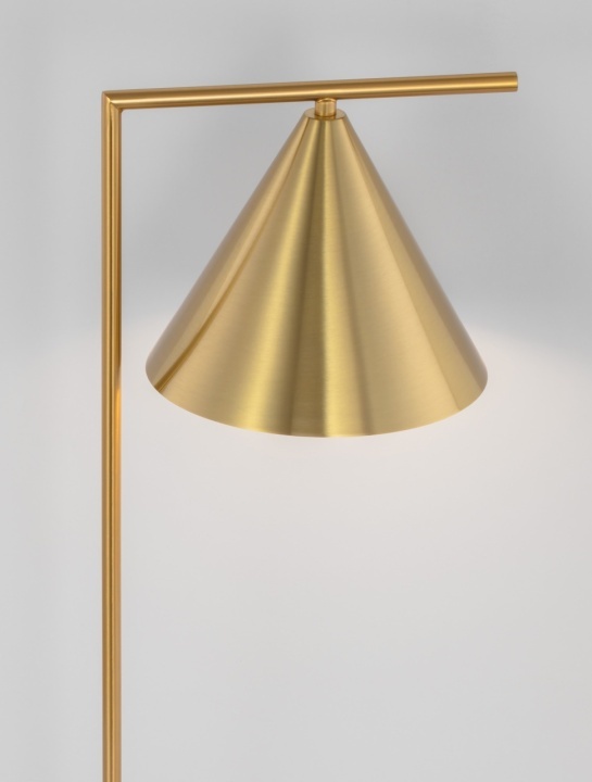 Lampa masa / veioza Sway Brass / Alb 19 x 26 x 60 cm - Img 5