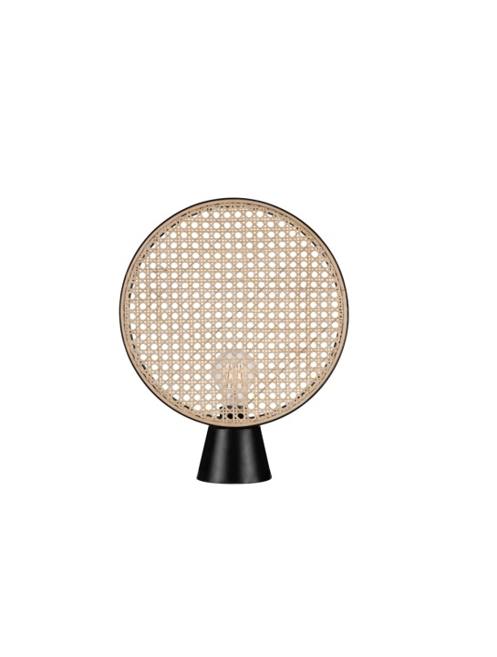 Lampa masa / veioza Tierra Natural / Negru 30 x 10 x 37 cm - Img 2