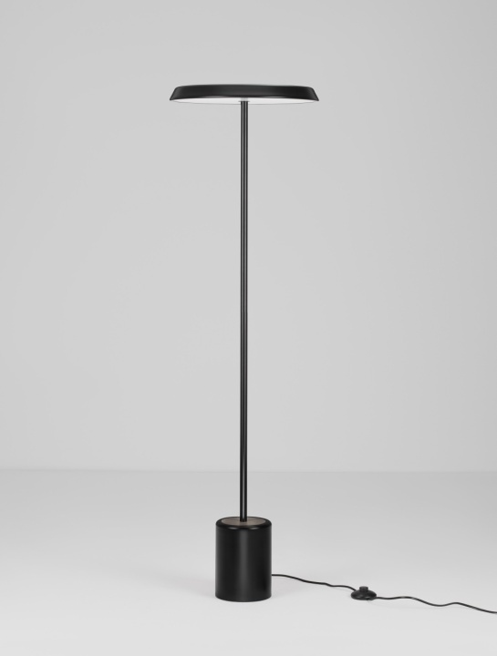 Lampadar Ophelia Negru / Veneer Ø40 x H 135 cm - Img 3