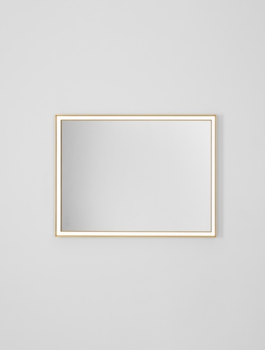 Oglinda cu iluminare Ambor Auriu 60 x 5,5 x 80 cm - Img 3
