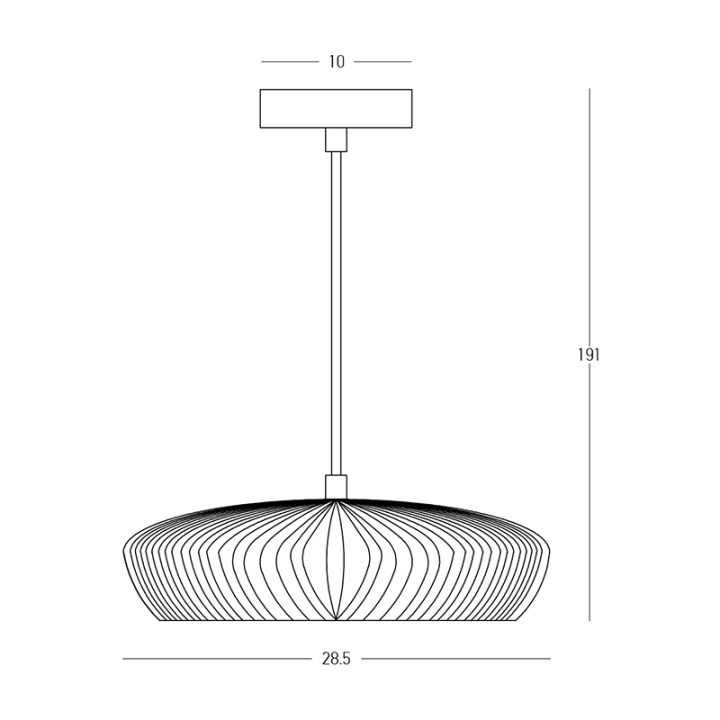 Pendul Brescia 2xG9 LED - Negru - Img 5
