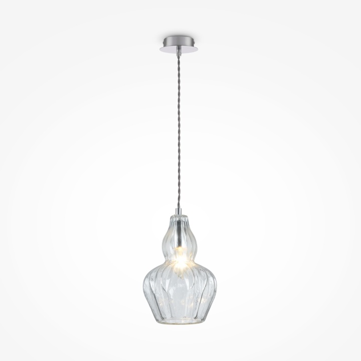 Pendul Eustoma Ø 16 cm E14 - Nikel - Img 3
