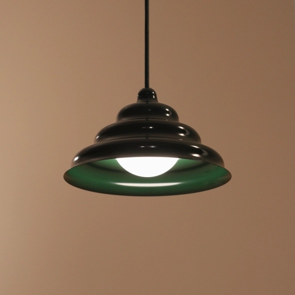 Pendul Fala 23 cm 1xG9 - Verde - Img 2