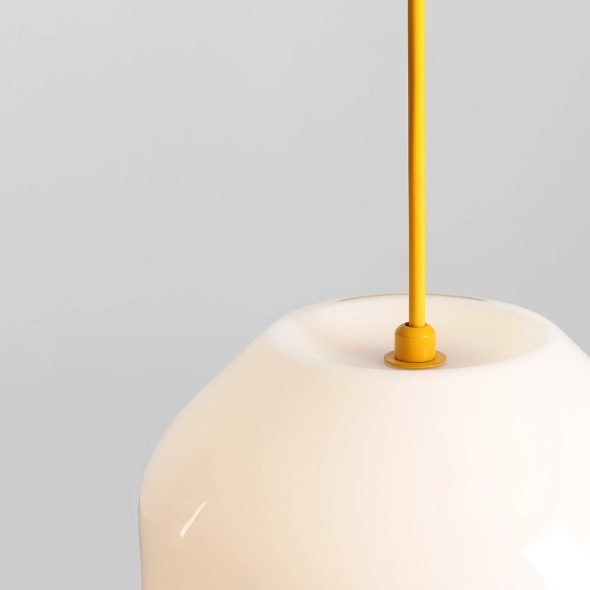 Pendul Flask 18 cm 1xE14 - Galben mimoză - Img 2