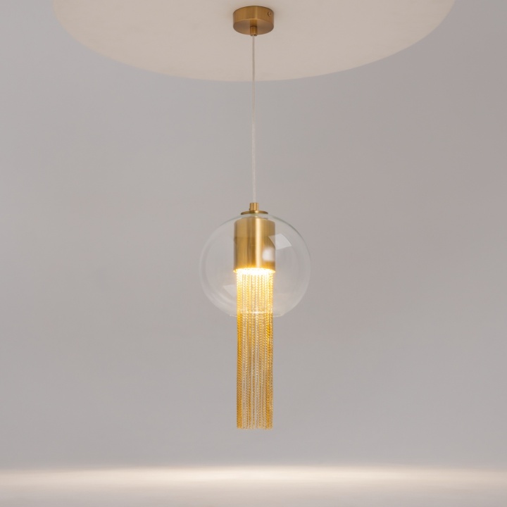 Pendul Flusso Ø 20 cm GU10 - Auriu - Img 2