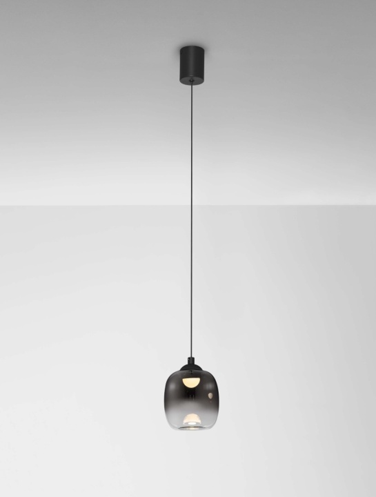 Pendul Kita Gradient Smokey / Negru Ø10 x H 125 cm - Img 4
