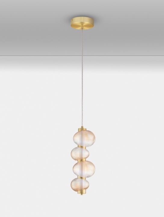 Pendul Leda Chihlimbar / Auriu Ø16 x H 251 cm - Img 3