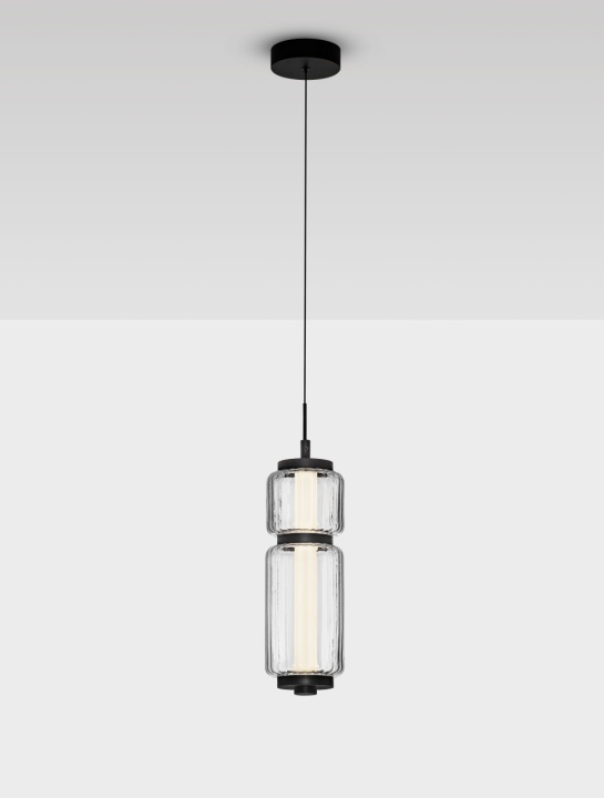 Pendul Liessa Negru / Transparent Ø12 x H 120 cm - Img 4