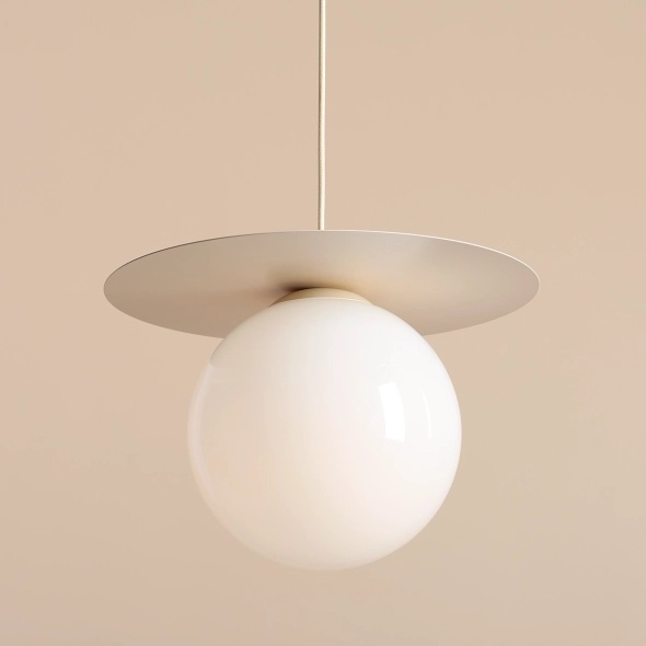 Pendul Loop 34 cm 1xE27 - Crem - Img 2