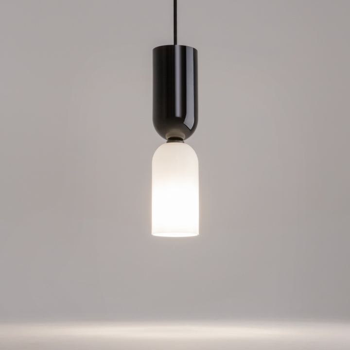Pendul Memory Ø 8 cm E14 - Negru - Img 4