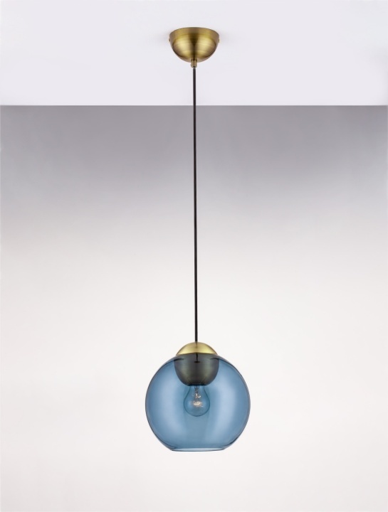 Pendul Midori Dark Blue / Auriu Ø24 x H 184 cm - Img 4