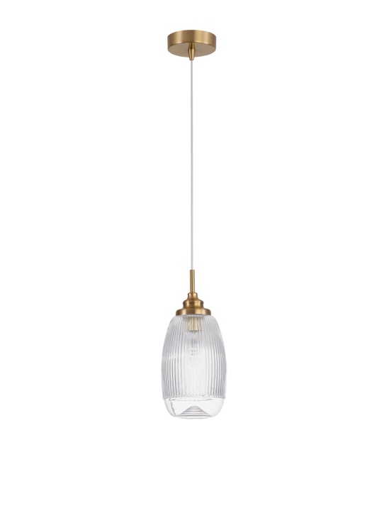 Pendul Mond Transparent / Auriu Ø13 x H 120 cm - Img 2