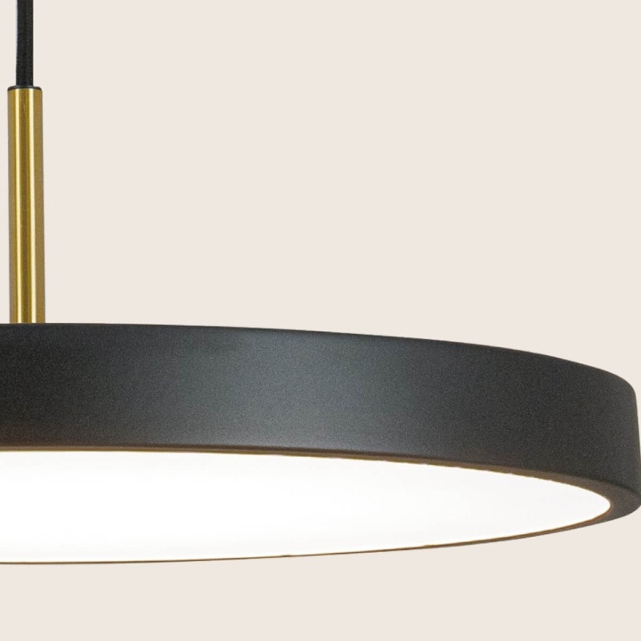 Pendul Nordia 3000K - Negru mat, Alamă - Img 3