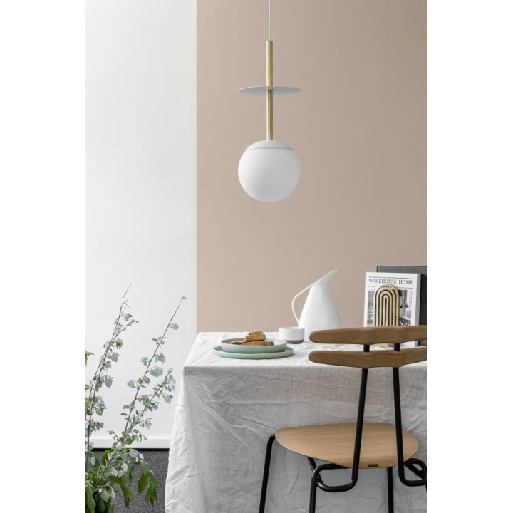Pendul PLAAT A white with brass, alb / auriu - Img 2