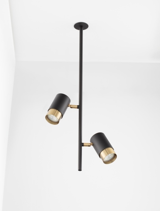 Pendul Pongo Negru / Auriu Ø5,9 x H 64,6 cm - Img 3