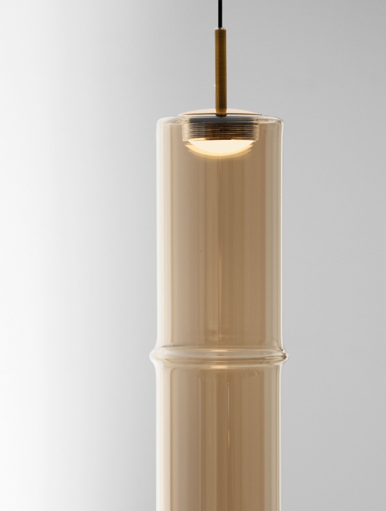 Pendul Sano Auriu periat / Auriu / Cognac Ø9 x H 75-200 cm - Img 5