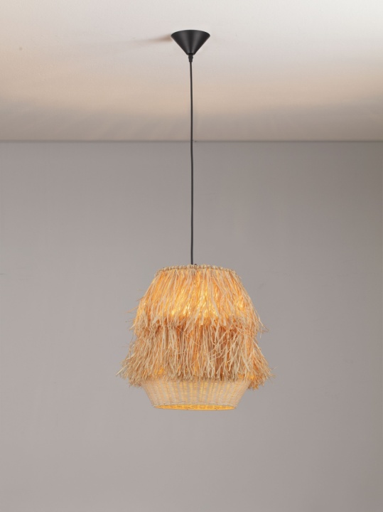 Pendul Sol Natural / Negru Ø50 x H 170 cm - Img 5