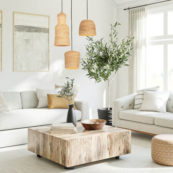 Pendul Spiga Naturale LED integrat - Negru, Natural - Img 3