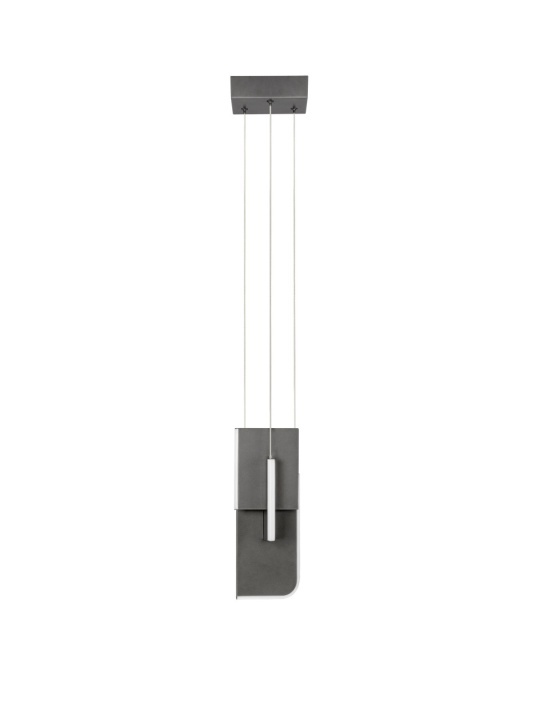 Pendul Totem Argintiu / Gri 15 x 15 x 200 cm - Img 2