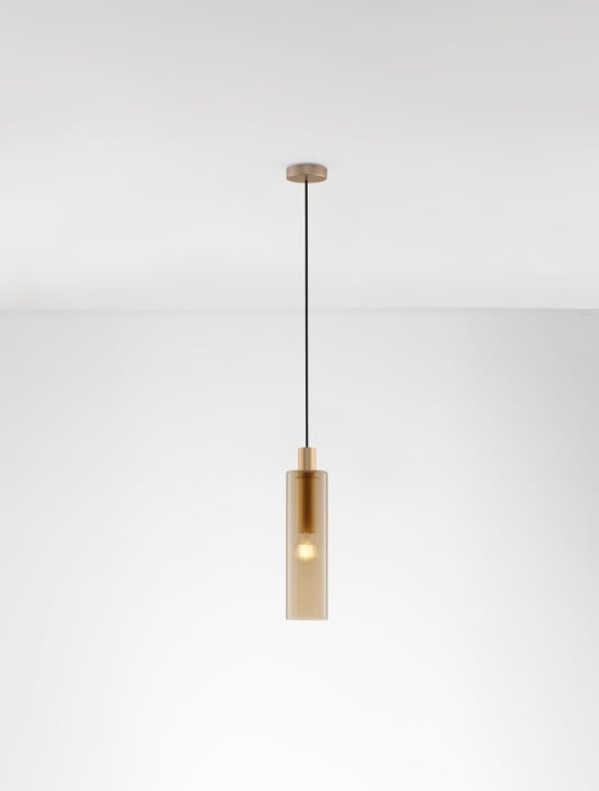 Pendul Zoella Auriu / Chihlimbar Ø10 x H 248 cm - Img 4