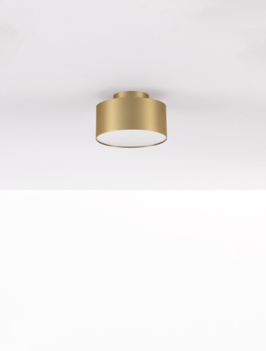 Plafoniera Οζεν Gold Matt Ø14 x H 8,8 cm - Img 3