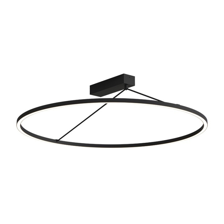 Plafonieră Anello Sottile LED 3000K - Negru - Img 2